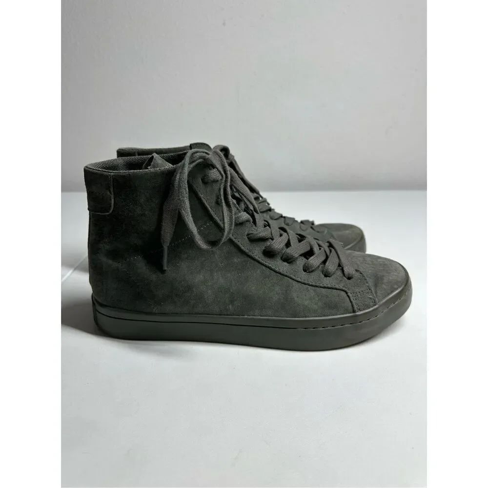 Rare Rare ADIDAS ORIGINALS High-Top Sneakers Courtvantage Mid Gray Men’s Sz 8,5